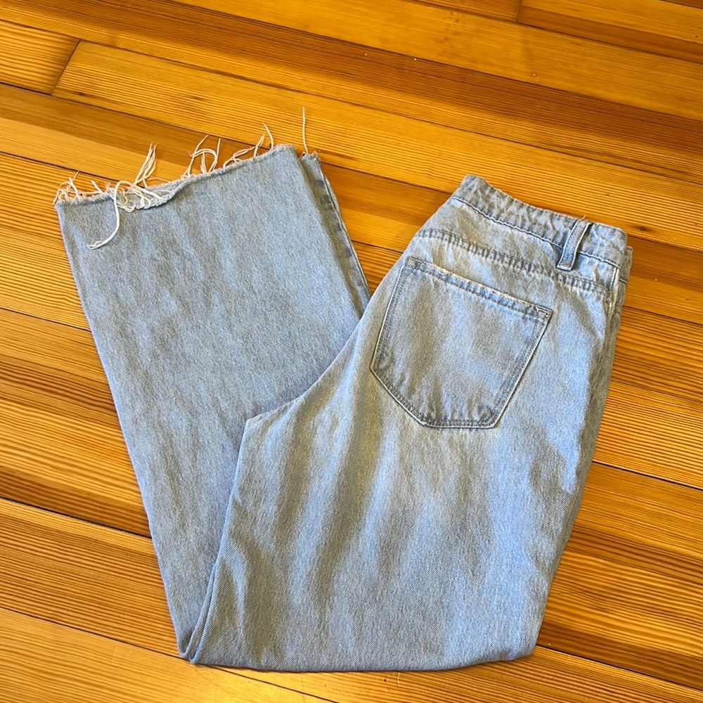 Vervet high rise crop flared jeans